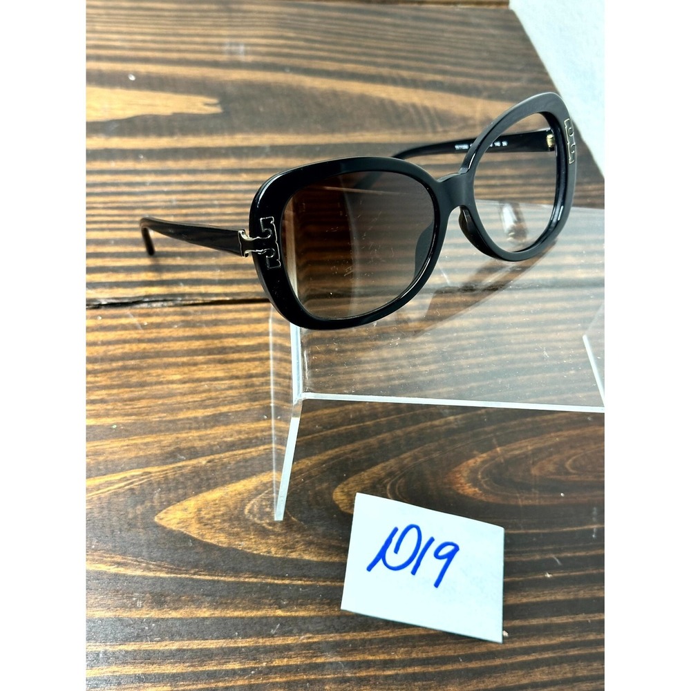 Tory Burch TY7133U 1709/13 Women's Polished Black Sunglasses Butterfly Full Rim